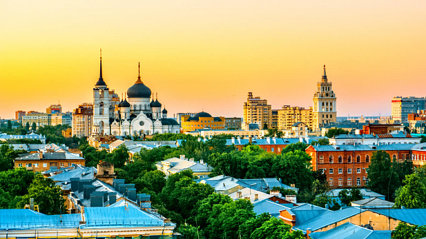 Москва - Богородицк - Воронеж - Рамонь - Задонск - Елец - Москва