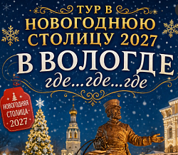 Тур в НОВОГОДНЮЮ СТОЛИЦУ "В Вологде где...где...где"